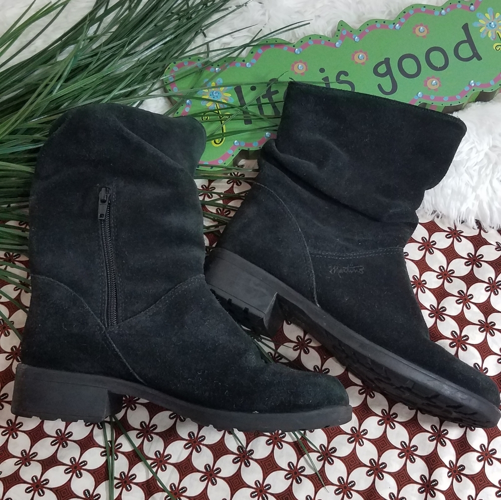 Martino Suede Black Boot